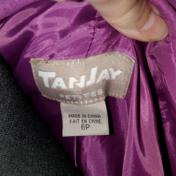 💜 Tan Jay faux suede jacket EUC - Picture 5 of 6